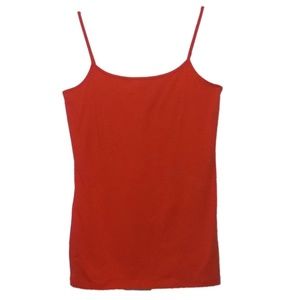 Loft Women's Orange Accent Adjustable Camisole